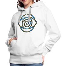 Afbeelding in Gallery-weergave laden, Blue Protection Eye 1 Women’s Premium Hoodie - white