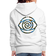 Afbeelding in Gallery-weergave laden, Blue Protection Eye 1 Women’s Premium Hoodie - white