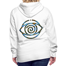 Afbeelding in Gallery-weergave laden, Blue Protection Eye 1 Women’s Premium Hoodie - white