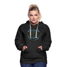 Afbeelding in Gallery-weergave laden, Blue Protection Eye 1 Women’s Premium Hoodie - black