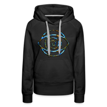 Afbeelding in Gallery-weergave laden, Blue Protection Eye 1 Women’s Premium Hoodie - black