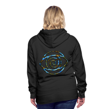 Afbeelding in Gallery-weergave laden, Blue Protection Eye 1 Women’s Premium Hoodie - black