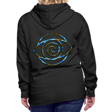 Afbeelding in Gallery-weergave laden, Blue Protection Eye 1 Women’s Premium Hoodie - black