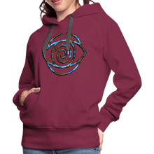 Afbeelding in Gallery-weergave laden, Blue Protection Eye 1 Women’s Premium Hoodie - burgundy
