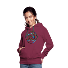 Afbeelding in Gallery-weergave laden, Blue Protection Eye 1 Women’s Premium Hoodie - burgundy