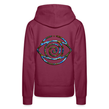 Afbeelding in Gallery-weergave laden, Blue Protection Eye 1 Women’s Premium Hoodie - burgundy