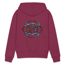 Afbeelding in Gallery-weergave laden, Blue Protection Eye 1 Women’s Premium Hoodie - burgundy