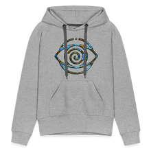 Afbeelding in Gallery-weergave laden, Blue Protection Eye 1 Women’s Premium Hoodie - heather grey