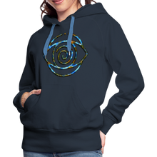 Afbeelding in Gallery-weergave laden, Blue Protection Eye 1 Women’s Premium Hoodie - navy