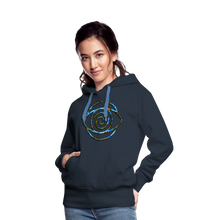Afbeelding in Gallery-weergave laden, Blue Protection Eye 1 Women’s Premium Hoodie - navy