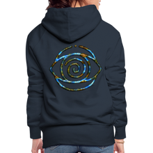 Afbeelding in Gallery-weergave laden, Blue Protection Eye 1 Women’s Premium Hoodie - navy