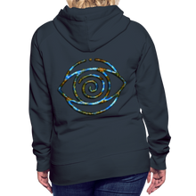 Afbeelding in Gallery-weergave laden, Blue Protection Eye 1 Women’s Premium Hoodie - navy