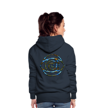 Afbeelding in Gallery-weergave laden, Blue Protection Eye 1 Women’s Premium Hoodie - navy