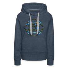Afbeelding in Gallery-weergave laden, Blue Protection Eye 1 Women’s Premium Hoodie - heather denim