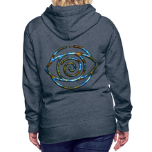 Afbeelding in Gallery-weergave laden, Blue Protection Eye 1 Women’s Premium Hoodie - heather denim