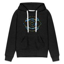Afbeelding in Gallery-weergave laden, Blue Protection Eye 1 Women’s Premium Hoodie - charcoal grey