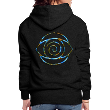 Afbeelding in Gallery-weergave laden, Blue Protection Eye 1 Women’s Premium Hoodie - charcoal grey