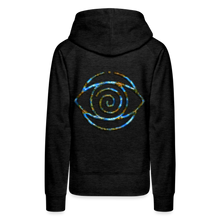 Afbeelding in Gallery-weergave laden, Blue Protection Eye 1 Women’s Premium Hoodie - charcoal grey