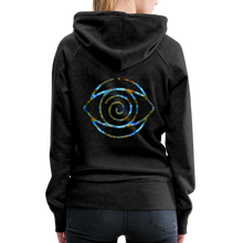 Afbeelding in Gallery-weergave laden, Blue Protection Eye 1 Women’s Premium Hoodie - charcoal grey