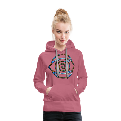 Blue Protection Eye 1 Women’s Premium Hoodie - mauve