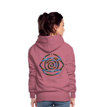 Afbeelding in Gallery-weergave laden, Blue Protection Eye 1 Women’s Premium Hoodie - mauve
