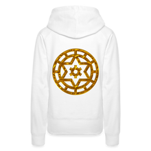 Afbeelding in Gallery-weergave laden, Gold Wheel 1 Women’s Premium Hoodie - white