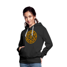 Afbeelding in Gallery-weergave laden, Gold Wheel 1 Women’s Premium Hoodie - black