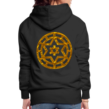 Afbeelding in Gallery-weergave laden, Gold Wheel 1 Women’s Premium Hoodie - black