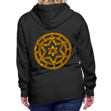 Afbeelding in Gallery-weergave laden, Gold Wheel 1 Women’s Premium Hoodie - black