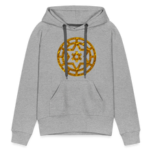 Afbeelding in Gallery-weergave laden, Gold Wheel 1 Women’s Premium Hoodie - heather grey
