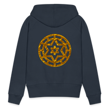 Afbeelding in Gallery-weergave laden, Gold Wheel 1 Women’s Premium Hoodie - navy