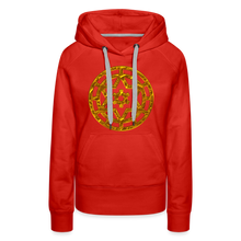 Afbeelding in Gallery-weergave laden, Gold Wheel 1 Women’s Premium Hoodie - red