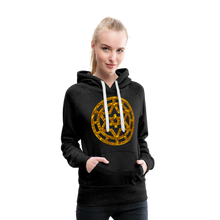 Afbeelding in Gallery-weergave laden, Gold Wheel 1 Women’s Premium Hoodie - charcoal grey