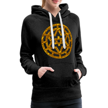 Afbeelding in Gallery-weergave laden, Gold Wheel 1 Women’s Premium Hoodie - charcoal grey