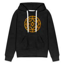 Afbeelding in Gallery-weergave laden, Gold Wheel 1 Women’s Premium Hoodie - charcoal grey