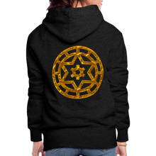 Afbeelding in Gallery-weergave laden, Gold Wheel 1 Women’s Premium Hoodie - charcoal grey