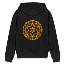 Afbeelding in Gallery-weergave laden, Gold Wheel 1 Women’s Premium Hoodie - charcoal grey