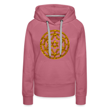 Afbeelding in Gallery-weergave laden, Gold Wheel 1 Women’s Premium Hoodie - mauve