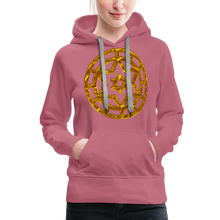 Afbeelding in Gallery-weergave laden, Gold Wheel 1 Women’s Premium Hoodie - mauve