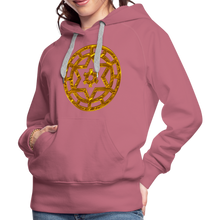 Afbeelding in Gallery-weergave laden, Gold Wheel 1 Women’s Premium Hoodie - mauve