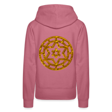 Afbeelding in Gallery-weergave laden, Gold Wheel 1 Women’s Premium Hoodie - mauve