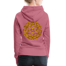 Afbeelding in Gallery-weergave laden, Gold Wheel 1 Women’s Premium Hoodie - mauve
