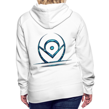 Indlæs billede til gallerivisning Blue Protection 2 Women’s Premium Hoodie - white
