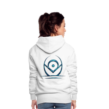 Indlæs billede til gallerivisning Blue Protection 2 Women’s Premium Hoodie - white