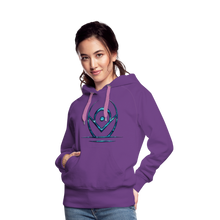 Indlæs billede til gallerivisning Blue Protection 2 Women’s Premium Hoodie - purple 
