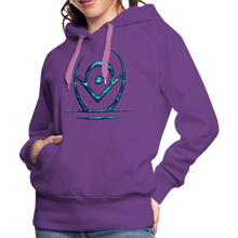 Indlæs billede til gallerivisning Blue Protection 2 Women’s Premium Hoodie - purple 
