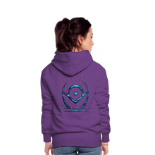 Indlæs billede til gallerivisning Blue Protection 2 Women’s Premium Hoodie - purple 
