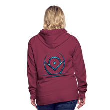 Indlæs billede til gallerivisning Blue Protection 2 Women’s Premium Hoodie - burgundy