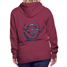 Indlæs billede til gallerivisning Blue Protection 2 Women’s Premium Hoodie - burgundy