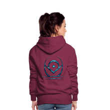 Indlæs billede til gallerivisning Blue Protection 2 Women’s Premium Hoodie - burgundy